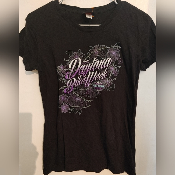 Harley-Davidson t-shirt Black SZ.M - Picture 1 of 5